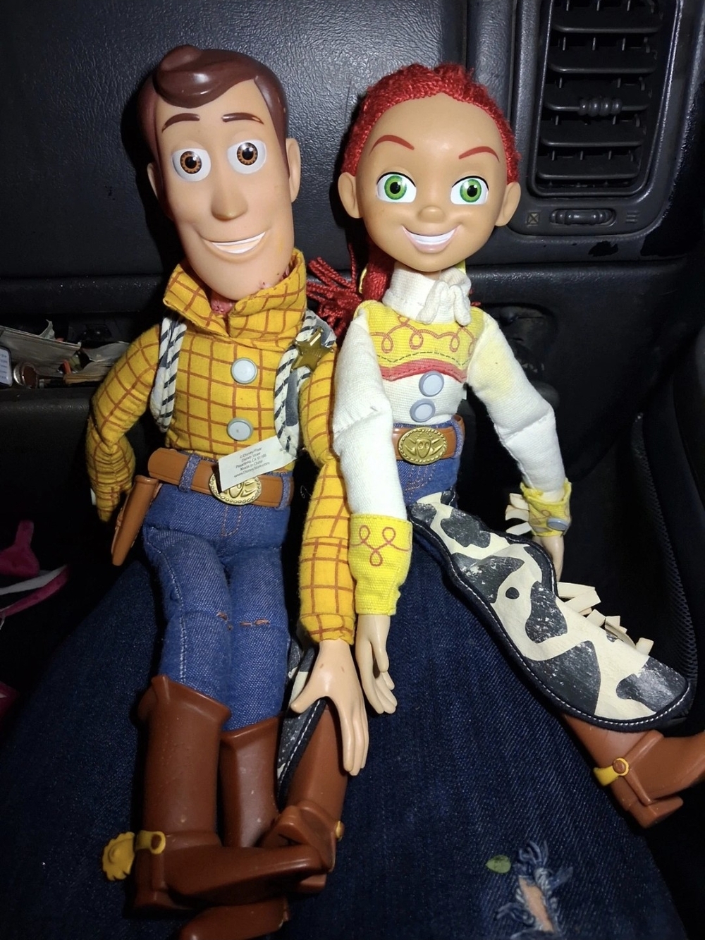 Woody and Jessie Doll Set - Yellow & White No string